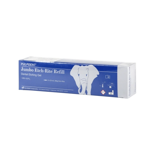 PULPDENT JUMBO ETCH-RITE ETSGEL SPUIT REFILL (2x25ml) - 2
