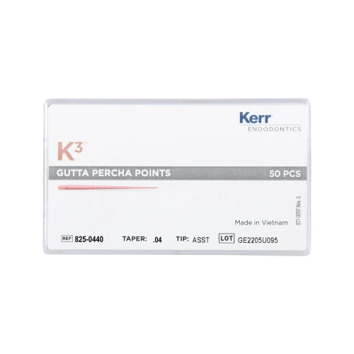 KERR ENDO K3 GUTTA PERCHA POINTS .04 NR.40 (50st)