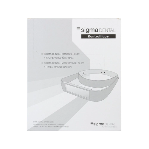 SIGMA DENTAL VISOR 4x MAGNIFYINGGLASSES WITH BANDEAU - 0