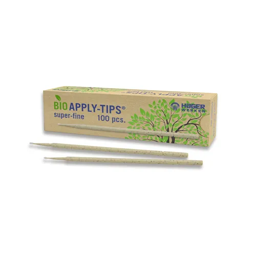 HAGER&WERKEN BIO APPLY-TIPS SUPER FINE 1,5mm GEEL (100st)