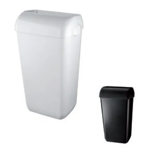 MTS AFVALBAK 23 LITER MET OPEN INWORPKLEP COMPLEET PEARL BLACK 431450