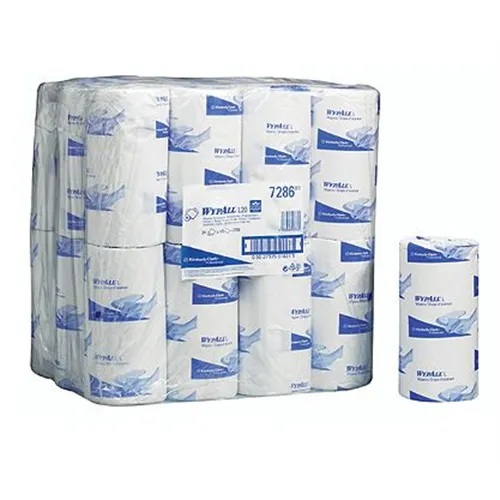 KIMBERLY CLARK DENTAL ROLLS WYPALL L20 1-LAAGS WIT NR. 7286 (24 rollen 46x24cm)