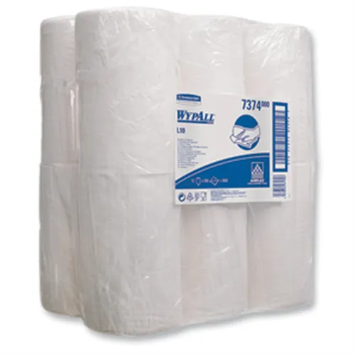 KIMBERLY CLARK DENTAL ROLLS WYPALL L10 1-LAAGS WIT NR. 7374 (12 rollen 38x18,50cm)