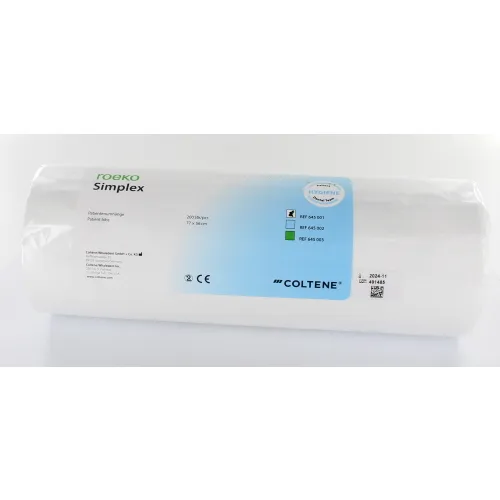 ROEKO SIMPLEX PATIENTENSCHORT OP ROL WIT 77x56cm 645001 (200st)