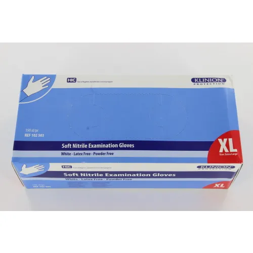 KLINION PROTECTION ULTRA COMFORT NITRILE HANDSCHOENEN WIT EXTRA-LARGE (150st)