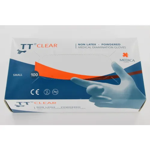 MEDICA TRU-TOUCH VINYL STRETCH HANDSCHOENEN GEPOEDERD SMALL (100st)