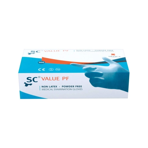 MEDICA SENSICARE VALUE HANDSCHOENEN POEDERVRIJ STRETCH VINYL SMALL (100st)