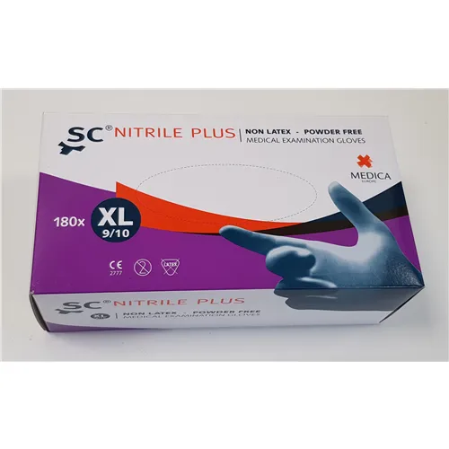 MEDICA SENSICARE NITRILE PLUS HANDSCHOENEN POEDERVRIJ EXTRA-LARGE (180st)