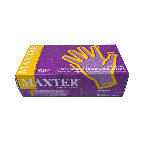MAXTER HANDSCHOENEN LATEX POEDERVRIJ SMALL (100st)