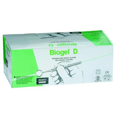 REGENT BIOGEL-D HANDSCHOENEN LATEX POEDERVRIJ MAAT 9.0 (25pr)