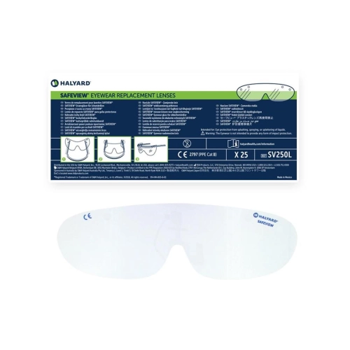 HALYARD SAFEVIEW DISPOSABLE VOORZETSCHERMEN (25st)