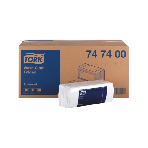 TORK ADVANCED WASH CLOTH FOLDED 4-LAAGS 19x25cm NR.747400