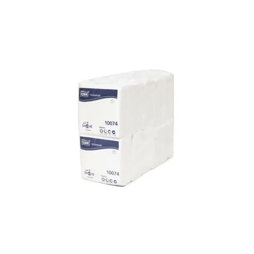 TORK UNIVERSAL SERVETTEN WIT 1-LAAGS 1/4 FOLD 30x30cm NR.509335-00 (28x100st)