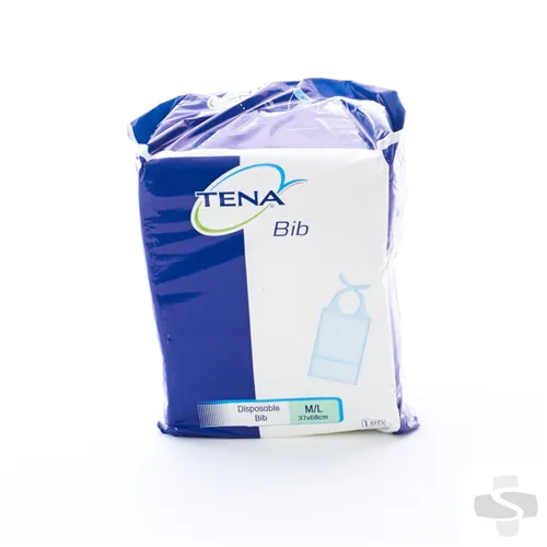 TENA SLAB/PATIËNTENSERVET WIT MET NEKSLUITING 2lg 37x68cm (6x150st)