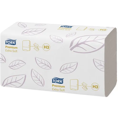 TORK PREMIUM HANDDOEKJES ZZ-GEVOUWEN SOFT 2-LAAGS 23x23cm NR.100278 (15x200st)