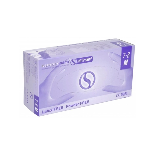 SEMPERMED SEMPERCARE SKIN2 HANDSCHOENEN POEDERVRIJ NITRILE EXTRA SMALL 3gr (200st)