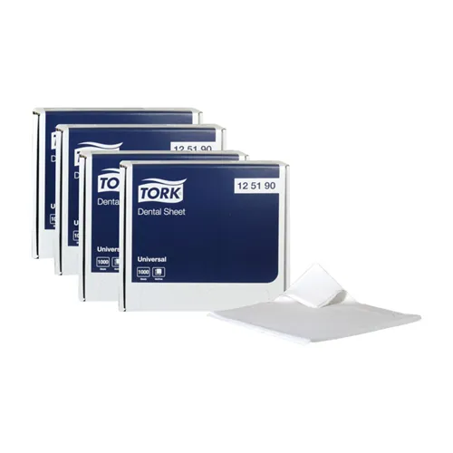 TORK PATIENTENSERVETTEN 1-LAAGS 34x37cm. (1000st)