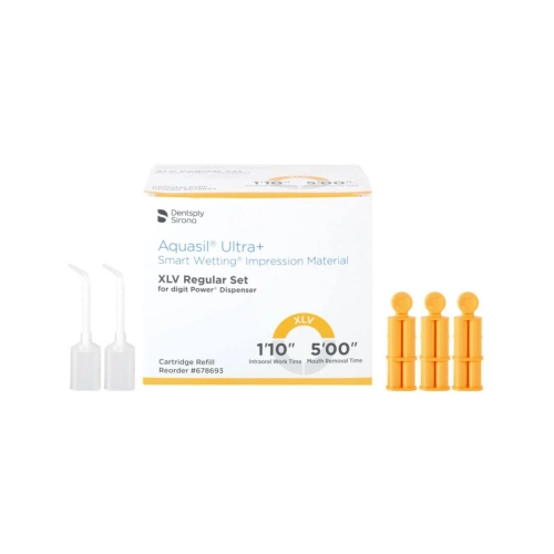 DENTSPLY SIRONA AQUASIL ULTRA+ XLV DIGIT POWER CARTRIDGE REGULAR SET REF 678693