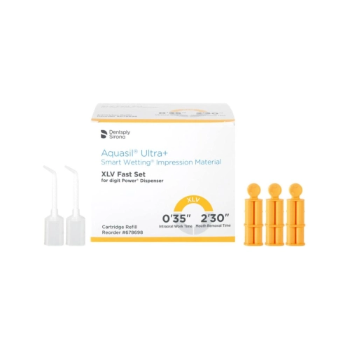 DENTSPLY SIRONA AQUASIL ULTRA+ XLV DIGIT POWER CARTRIDGE FAST SET REF 678698