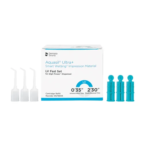 DENTSPLY SIRONA  AQUASIL ULTRA+ LV DIGIT POWER FAST CARTRIDGE SET (50st)