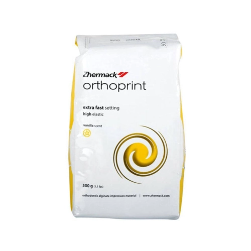 ZHERMACK ORTHO PRINT ALGINAAT EXTRA FAST SET DUST-FREE VANILLE (500gr)