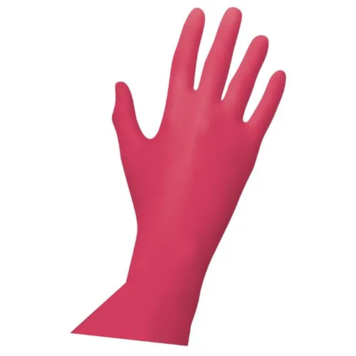 FHS HANDSCHOENEN POEDERVRIJ NITRILE UK RED PEARL EXTRA LARGE (D.ROOD/100st) GP0065