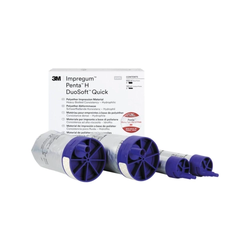 3M IMPREGUM PENTA H DUOSOFT QUICK POLYETHER AFDRUKMATERIAAL REFILL (2x300ml base/2x60ml catalyst)