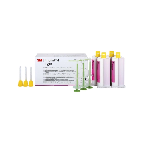 3M IMPRINT 4 LIGHT BODY VPS AFDRUKMATERIAAL REFILL (4x50ml/5 garant mixing tips)