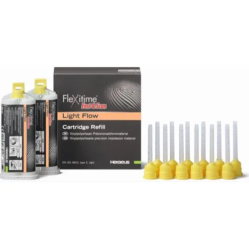 KULZER FLEXITIME FAST & SCAN LIGHT FLOW REFILL (2x50ml/12 tips)