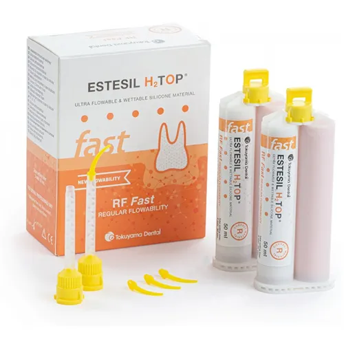 TOKUYAMA ESTESIL H2TOP REGULAR BODY FLOW FAST (2x50ml/6 tips)