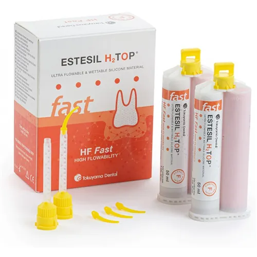 TOKUYAMA ESTESIL H2TOP HIGH FLOW FAST (2x50ml/6 tips)