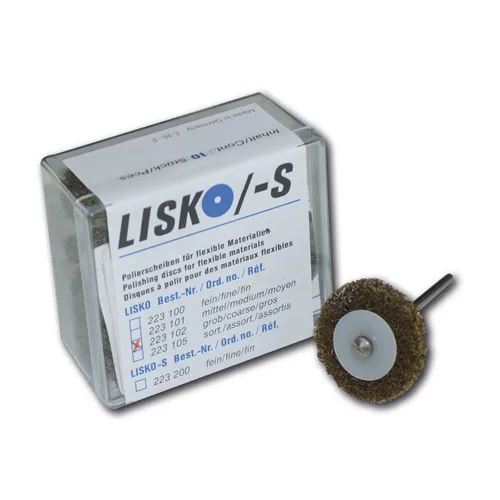 ERKODENT LISKO POLIJSTSCHIJFJES GROF BRUIN (10st)