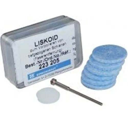 ERKODENT LISKOID POLIJSTSCHIJFJES BLAUW (6st)