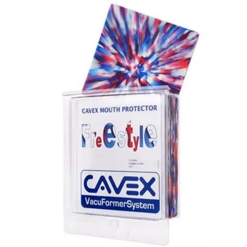 CAVEX MOUTH PROTECTOR SHEETS FREESTYLE 4x127x127mm (6st)