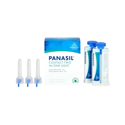 KETTENBACH PANASIL CONTACT TWO IN ONE LIGHT (2x50ml/6 tips)
