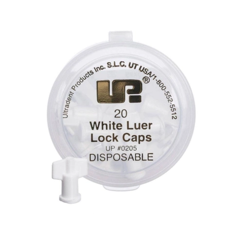 ULTRADENT WHITE LUER LOCK CAPS NR.UP-205 (20st)