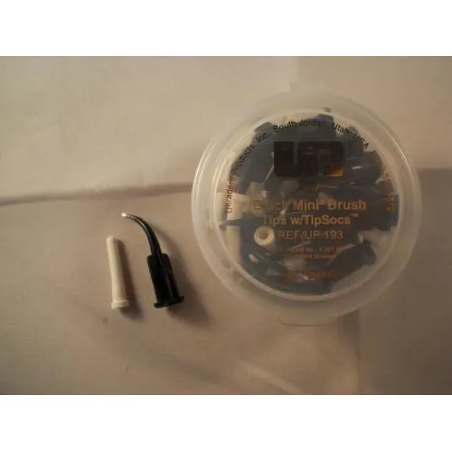 ULTRADENT BLACK MINI BRUSH TIPS MET TIPSOC COVER NR.UP-193 (20st)