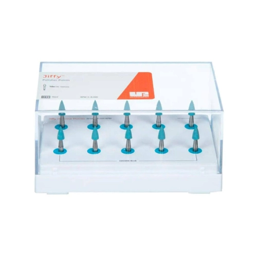 ULTRADENT JIFFY POLIJSTPOINTS HISHINE BLAUW NR. 7022 (10st)