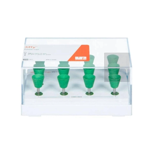 ULTRADENT JIFFY POLIJSTCUPS GROF GROEN NR. 7011 (12st)