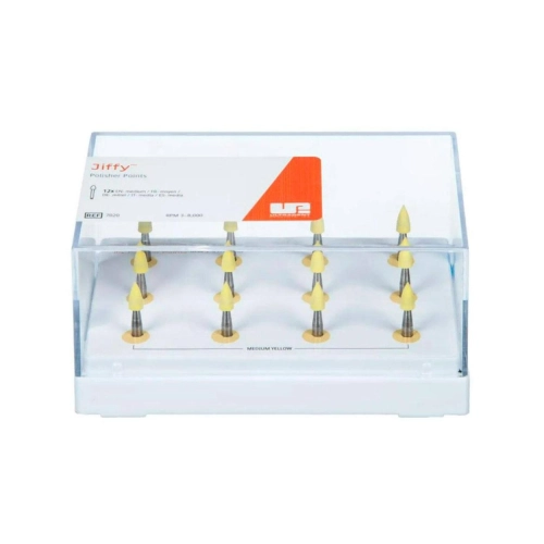 ULTRADENT JIFFY POLIJSTPOINTS MEDIUM GEEL NR. 7020 (12st)