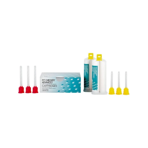 GC FIT-CHECKER WHITE ADVANCED CARTRIDGE (2x62gr/tips)
