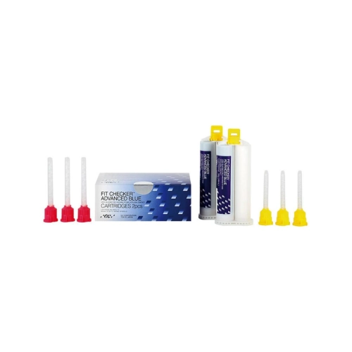 GC FIT-CHECKER BLUE ADVANCED CARTRIDGE (2x62gr/tips)