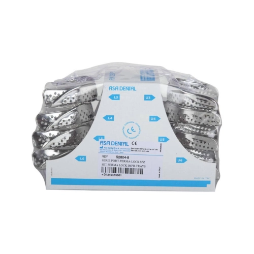 ASA AFDRUKLEPELSET RVS GEPERFOREERD PERMA-LOCK BETAND BOVEN/ONDER NR.S2804-8 (8st)