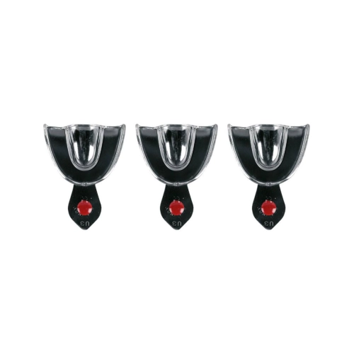 ASA AFDRUKLEPEL RVS RIM-LOCK SOLID BOVEN NR.U3 MEDIUM ROOD