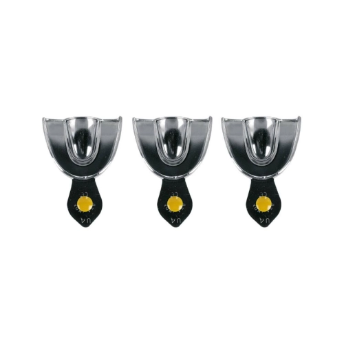 ASA AFDRUKLEPEL RVS RIM-LOCK SOLID BOVEN NR.U4 SMALL GEEL