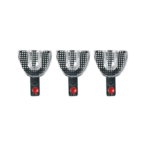 ASA AFDRUKLEPEL RVS PERMA-LOCK GEPERFOREERD BETAND BOVEN NR.U3 SMALL ROOD