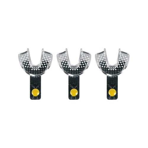 ASA AFDRUKLEPEL RVS PERMA-LOCK GEPERFOREERD BETAND ONDER NR.L2 X-SMALL GEEL