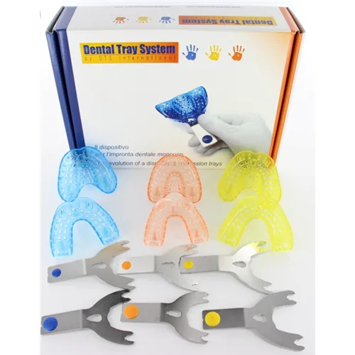 DENTALSIL AFDRUKLEPELSET STARTER KIT (36 lepels/6 handvat)