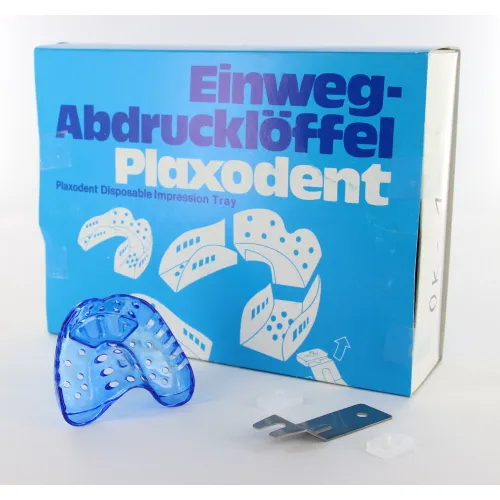 FROR AFDRUKLEPELS PLAXODENT NR.1 BLAUW BOVEN (40st)