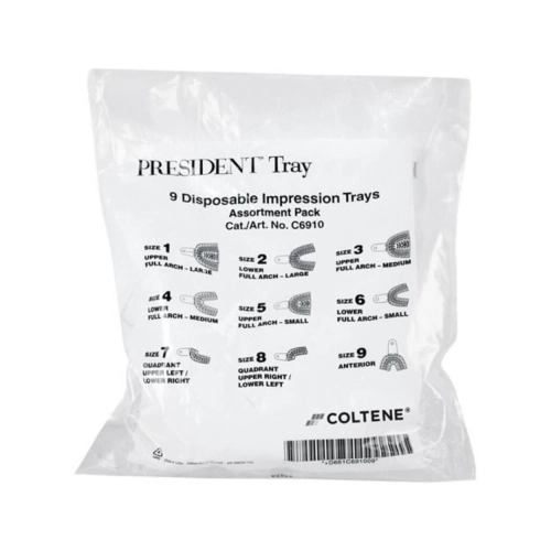 COLTENE KUNSTSTOF AFDRUKLEPELS ASSORTIMENT (9st)